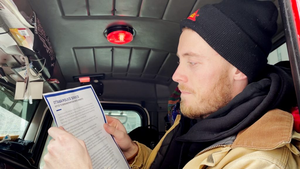 Kanadische LKW-Fahrer sagen, dass Warnungen Freedom Caravan nicht abschrecken werden