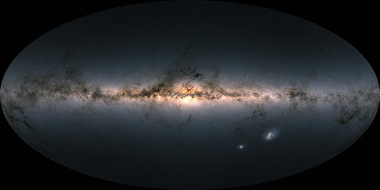 Himmelsfarbe aus der frühen Gaia-Datenveröffentlichung 3
