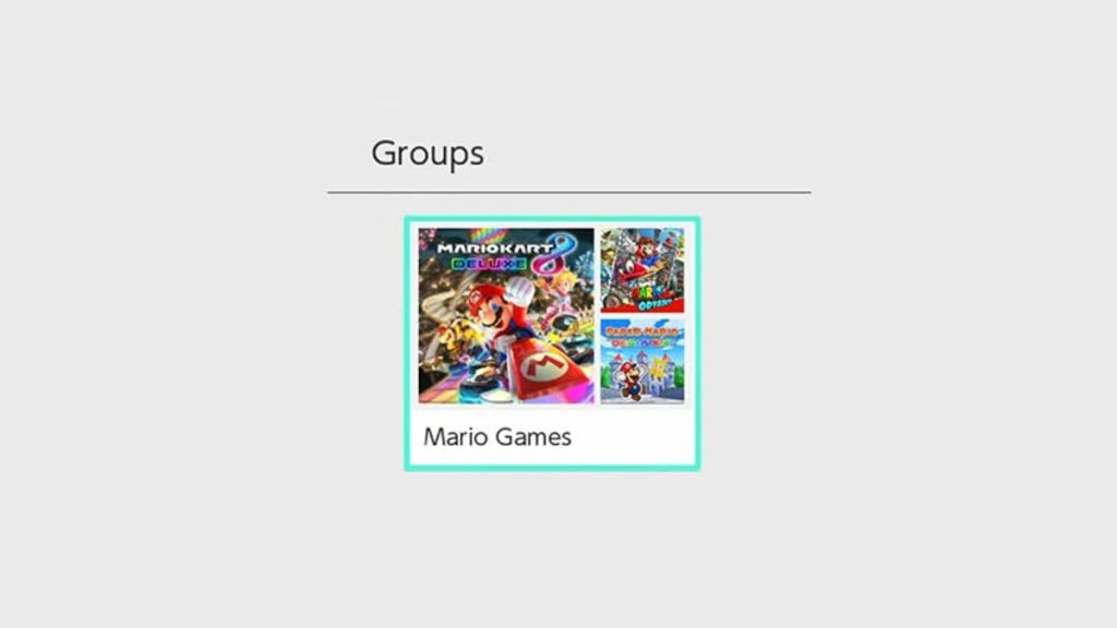 Mit Nintendo Switch können Sie Ihre Spiele jetzt in Ordnern organisieren