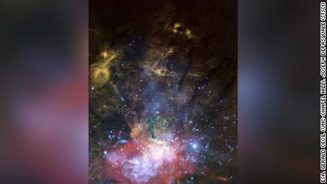 Astronomen haben einen Rülpser entdeckt, der durch das Verschlingen von Sternen aus dem Schwarzen Loch unserer Milchstraße verursacht wurde