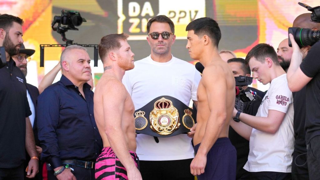Canelo Alvarez und Dimitri Bevol sind bereit für einen Kampf im Halbschwergewicht in Las Vegas