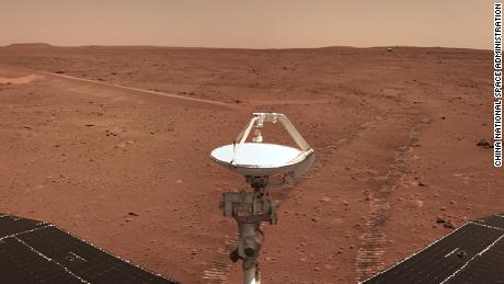 Die chinesische Sonde macht eine überraschende Entdeckung von Wasser am Marslandeplatz