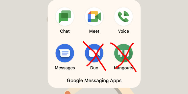 Google möchte eine Video-Messaging-App und wird Google Meet und Duo integrieren