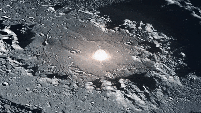Lunar Reconnaissance Orbital Reconnaissance Mysterious Rocket Impact Site der NASA