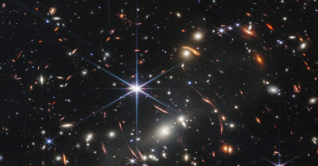 Warum sehen Sterne auf Bildern des James-Webb-Weltraumteleskops spitz aus?