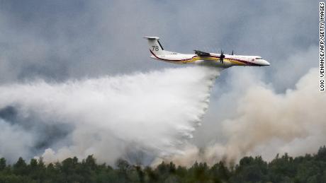 Frankreich kämpft seit einer Woche gegen Waldbrände.