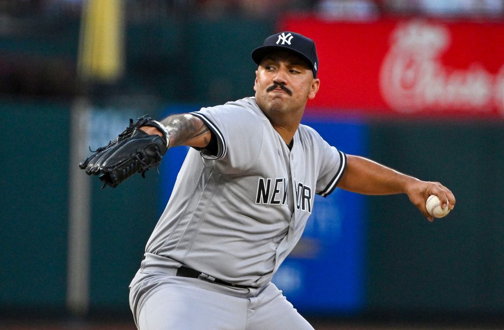 Nestor Cortes kam am Freitag während der Niederlage der Yankees gegen die Cardinals aufs Feld. 