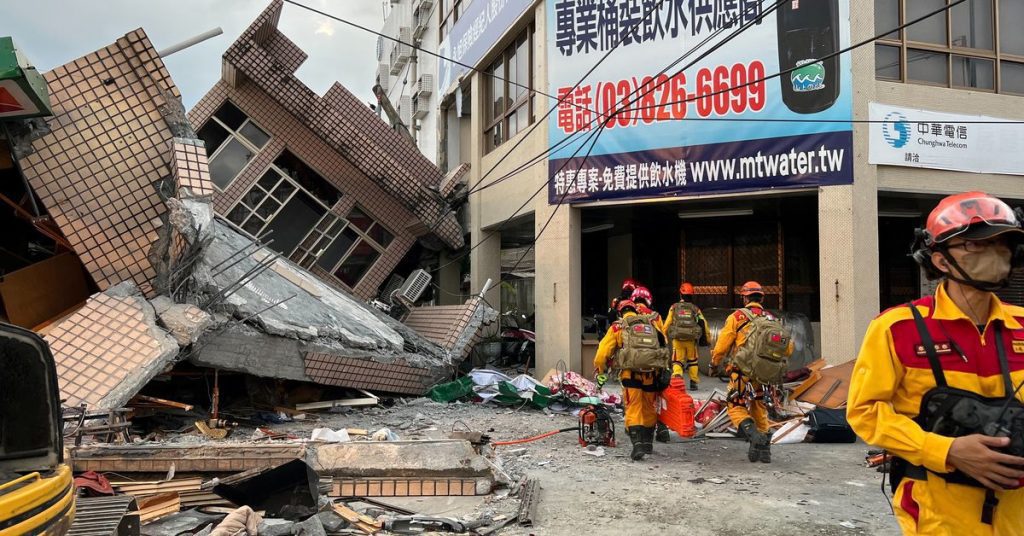 Ein starkes Erdbeben erschüttert Südosttaiwan und verletzt 146