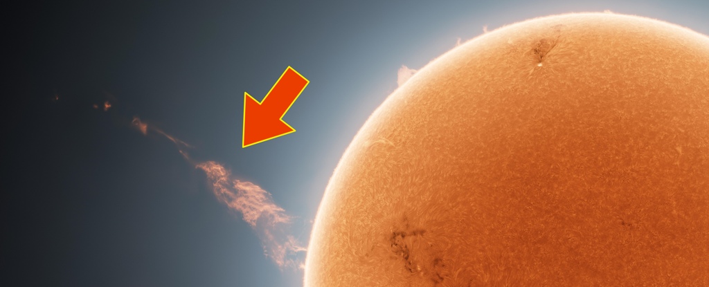 Ein eindringliches Bild fängt eine Millionen Meilen lange Wolke der Sonne ein: ScienceAlert