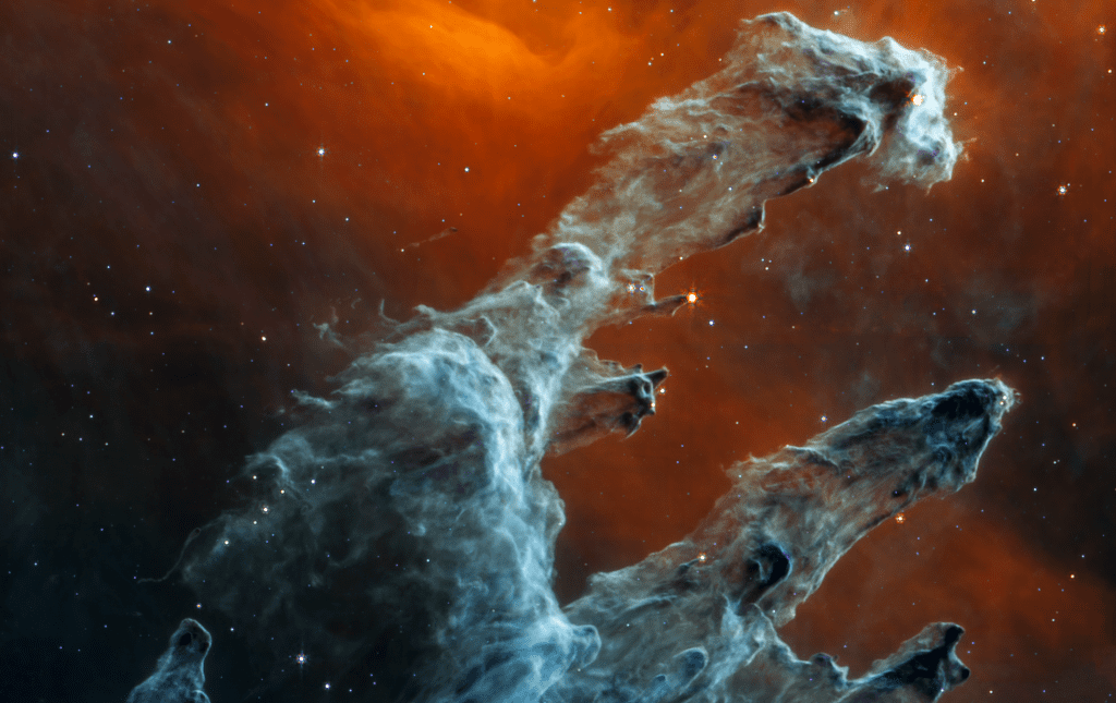 Das James-Webb-Weltraumteleskop fängt einen erschreckenden Blick auf die Säulen der Schöpfung ein
