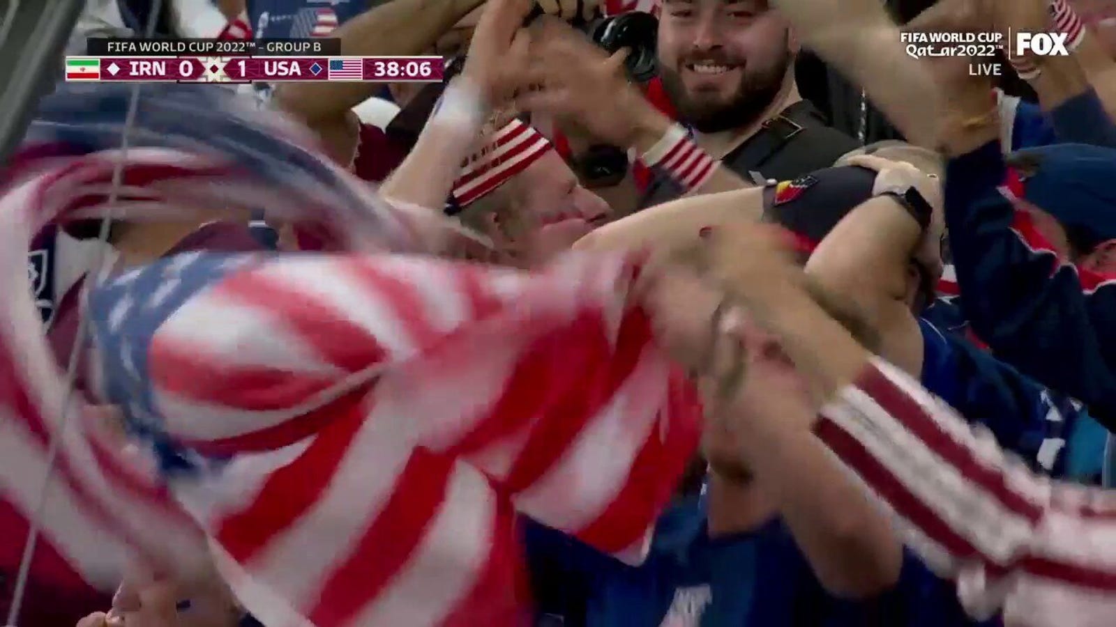 Der Amerikaner Christian Pulisic erzielt in 38 Minuten ein Tor gegen den Iran |  WM 2022