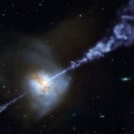 Ein supermassereiches Schwarzes Loch verschlingt einen Stern und schleudert seine Überreste auf die Erde