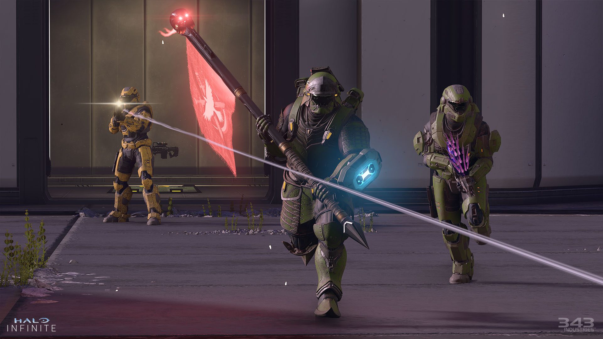 Halo-Infinite-Screenshot des CTF-Matches auf Empyrean