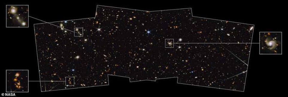 Neues Bild des NASA-Teleskops fängt Tausende von beispiellosen Galaxien ein, die vor 13,5 Milliarden Jahren entstanden sind – 200 Millionen Jahre nach dem Urknall
