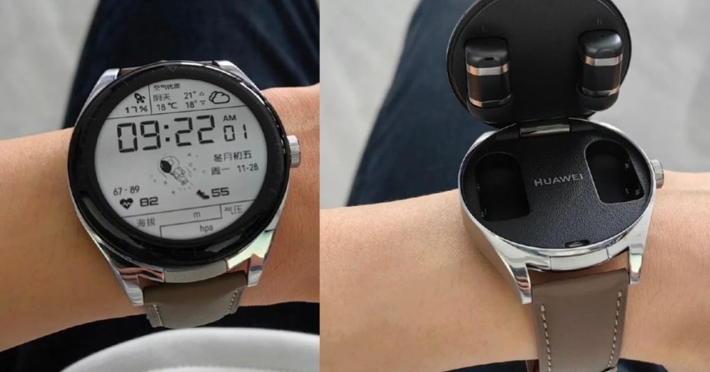 In Huaweis neuester Smartwatch sind Kopfhörer versteckt